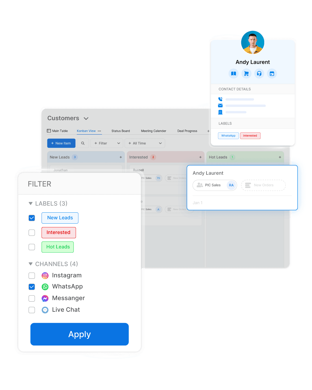 Memfilter customer jadi segmen di Cekat.AI