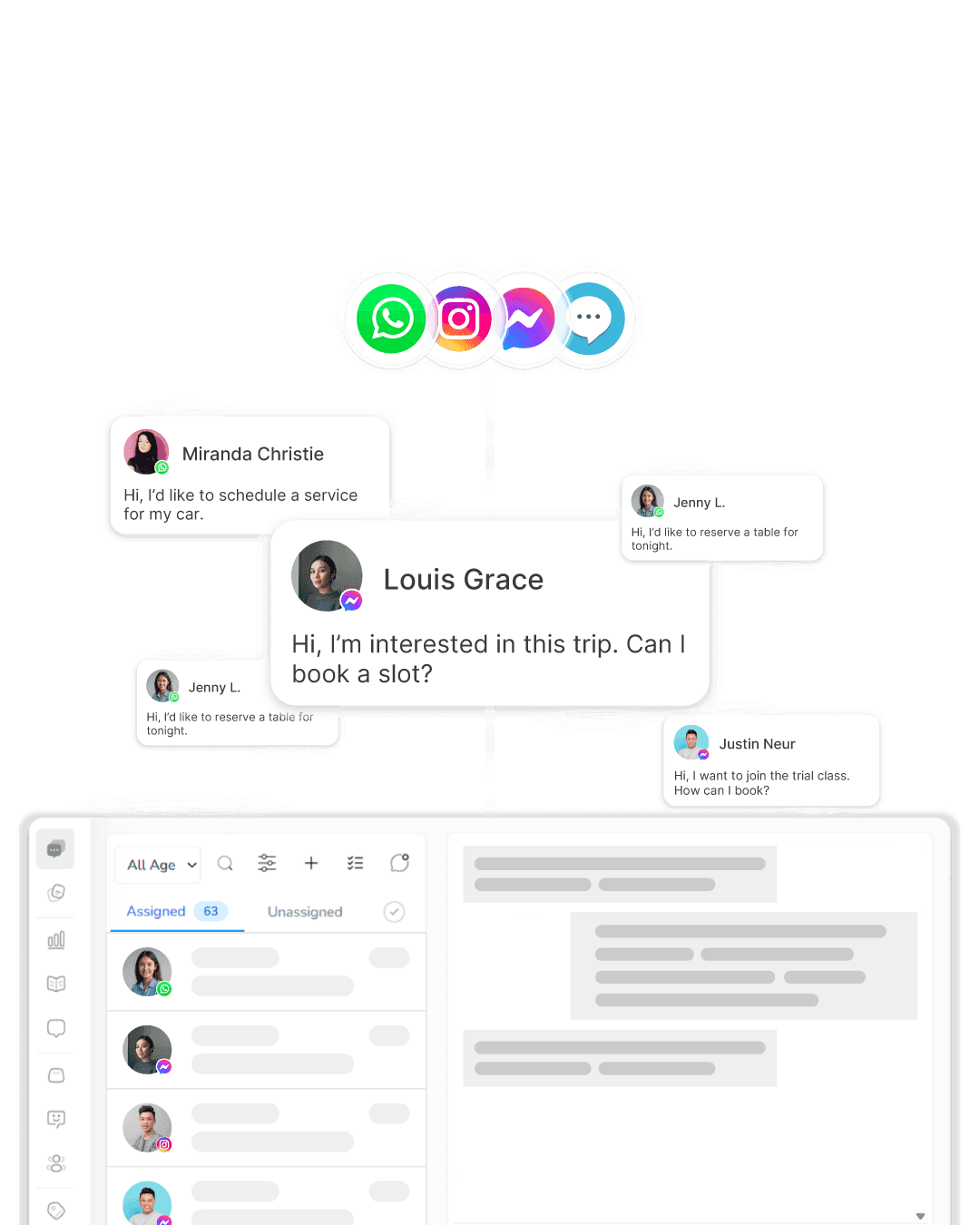 Semua Percakapan Masuk Otomatis