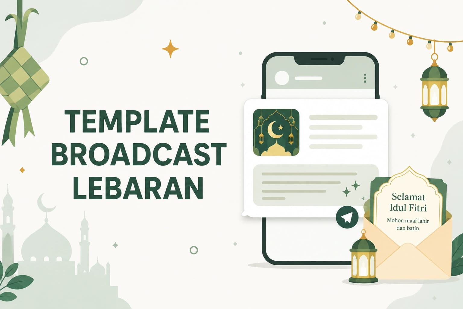 template broadcast lebaran