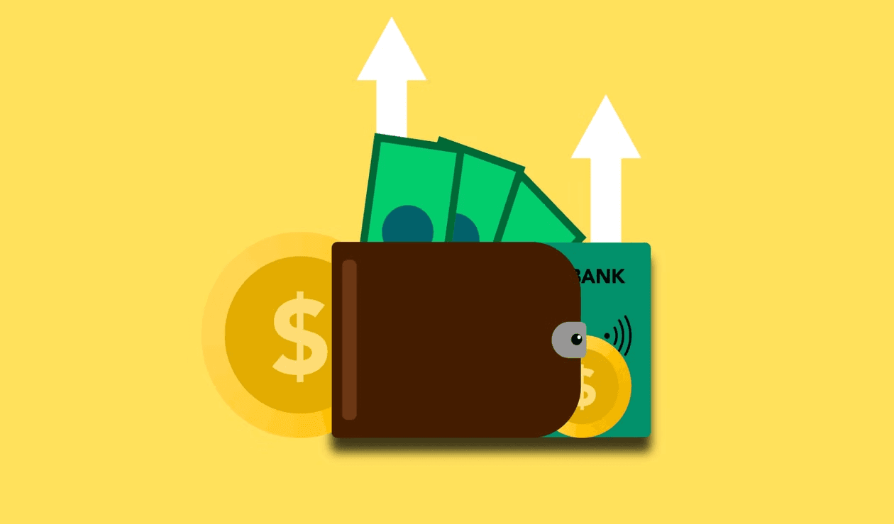 wallet illustration
